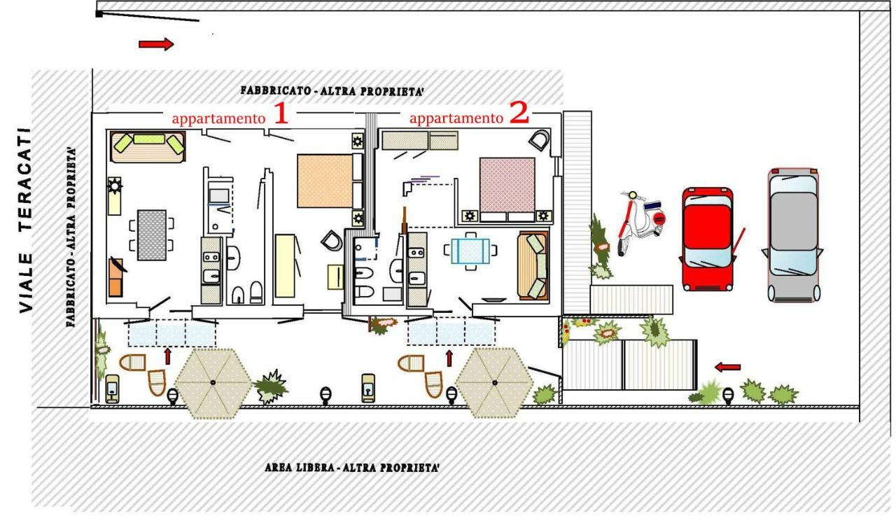 シラクーサLa Casa Sul Vialeアパートメント エクステリア 写真